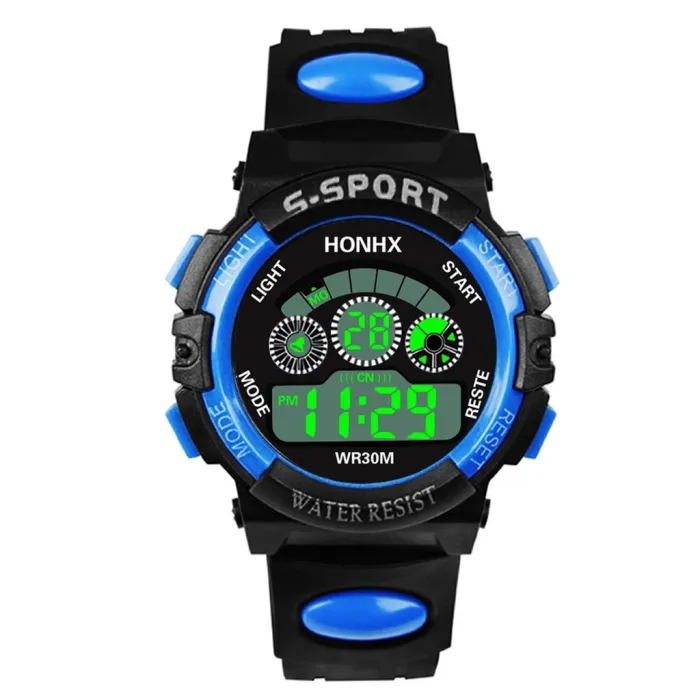 Children watch LED electronic watch Luxury Men Analog Digital Military Sport Waterproof Luminous Wrist Watch Bracelet watch YE1