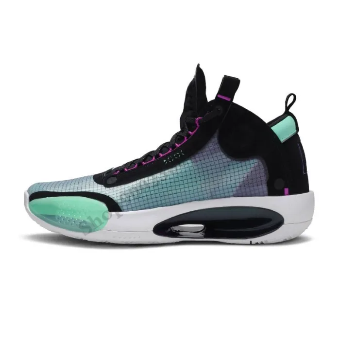 2020  34s High 34 XXXIV CNY Blue Void Amber Rise Bred Eclipse New Orleans Guo Ailun PE Men Basketball Shoes