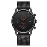 New CHEETAH Brand Men Watches Chronograph Quartz Watch Men Stainless Steel Waterproof Sports Clock Watches Business