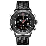 2020 Analog Digital Watches Men Luxury Brand Stainless Steel Sports Men's Watches Digital Waterproof Man Watch