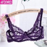 2018 NEW Sexy Women Lace Bra Luxury Cotton Mesh Bralette Lingerie Female Seamless Unpadded Floral Brassiere Intimates Femme