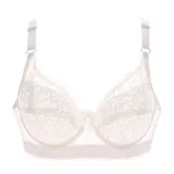 Meizimei Deep V Sexy Lingerie Lace Bras for Women thin Intimate Floral Plus Size Underwire Super Push up bhBrassiere Girl lady