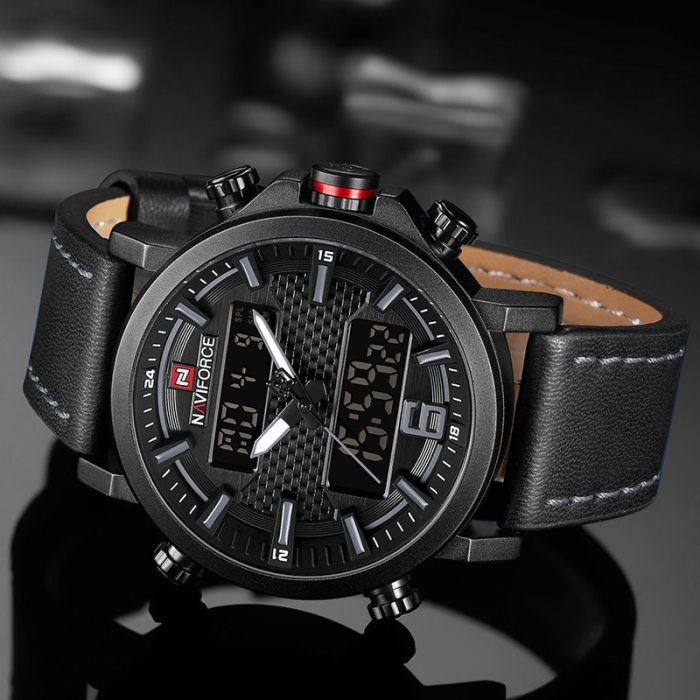 Top Luxury Brand Dress Quartz Mens Watches LED Date Analog Digital Watch Men Fashion Sport Clock