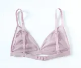 Hot Girls Lace Bra Sexy Embroidery Floral Translucent Bra Women Underwear White Black Bralette Wireless Seamless brassiere