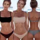 Lefeel 2019 Sexy Bikini Set Women Swimsuit Solid Bikini Backless Swimwear Low Waist Bathing Suit Female Brazilian Biquini