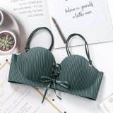 Push Up Bras For Women Seamless Lingerie Sexy Striped Bralette Wireless Brassiere Female Underwear Intimates 2020 New #F