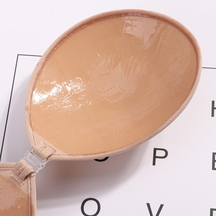Sexy Women Invisible Push Up Bra Self-Adhesive Silicone Bust Front Closure sticky bra Backless Strapless Bra