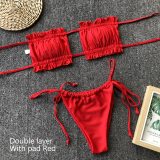 Sexy Micro Women Bikini 2020 Mujer Swimsuit Bandeau Bikinis Set Two-piece Swimwear Push Up Bathing Suit Female Beachwear Biquini