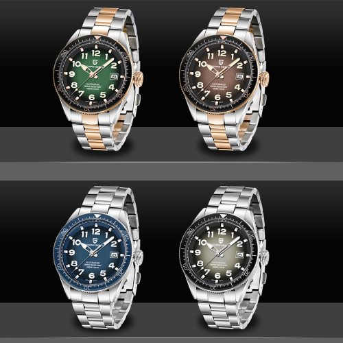 New 2020 Business Automatic Mechanical Wristwatch Brand Men Watches Automatic Stainless Steel Waterproof Watch Men
