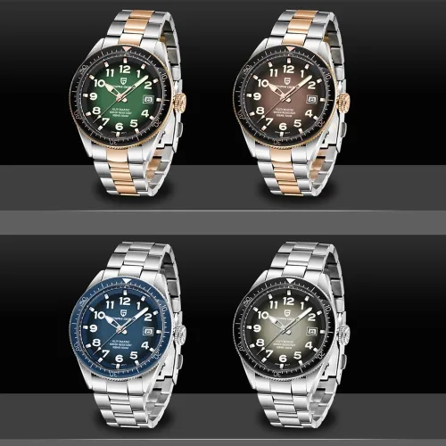 New 2020 Business Automatic Mechanical Wristwatch Brand Men Watches Automatic Stainless Steel Waterproof Watch Men