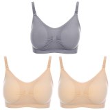 3Pcs/lot Nursing Bra Maternity Breastfeeding Bra Prevent Sagging for Pregnant Women Underwear  Breast Feeding Bra