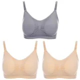 3Pcs/lot Nursing Bra Maternity Breastfeeding Bra Prevent Sagging for Pregnant Women Underwear  Breast Feeding Bra