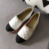 New Women Espadrilles Shoes Flat Genuine Leather Shoes Woman Casual Loafers Top Quality Spring Autumn Big Size 35-41