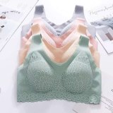 Female Underwear Bra Seamless Bra No Trace Sports Vest Lace Back Vest Wireless Brassiere Contour Sexy Breathable Plus Size bras