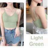 FINETOO Sexy Backless Bralette Active Bra For Women Seamless Padded Bra Women Lingerie Cotton Wireless Long Tops Brassiere Bra