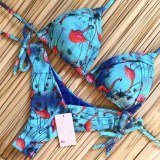 Sexy Bikinis 2019 Swimwear Women Swimsuit Bandage Halter Beach Wear Push Up Bathing suits Female Brazilian Bikini Set