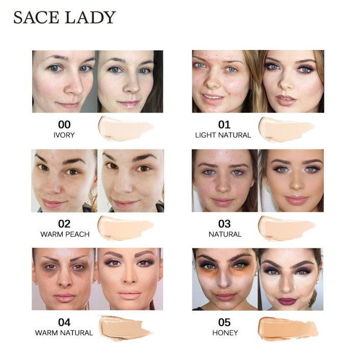 SACE LADY Professional Eye Concealer Makeup Base 6ml Full Cover for Eye Dark Circle Face Liquid Corrector Cream Make Up Cosmetic