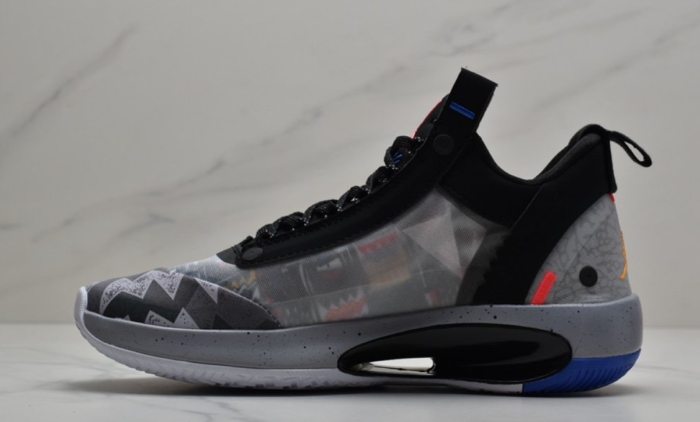 2020 New Air Cushion basketball shoes Men spor ayakkabi sneakers Men 34 retro DMP 3M Reflective Infrared Alternate Hare