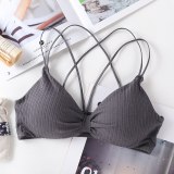 Sexy Bra Push Up Bras For Women Lingerie Wire Free Bra Solid Color Cotton Bralette Seamless Underwear Female Brassiere BH
