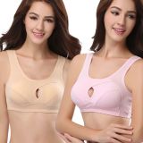 Women's sports bra high elasticity soft no-wire push-ups comfortable breathable sexy extra size bra