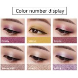 15 Color Nude Shining Eyeshadow Palette Matte Waterproof Anti-staining Pearlescent Makeup Glitter Pigment Smoky Eye Shadow TSLM2