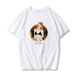 print T-shirt chic Harajuku vintage BF large size loose top women's fashion T-shirt