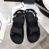 Ladies luxury rhombic leather sandals summer fashion brand comfortable non-slip Flat Roman sandals women's platform sandals