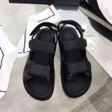 Ladies luxury rhombic leather sandals summer fashion brand comfortable non-slip Flat Roman sandals women's platform sandals
