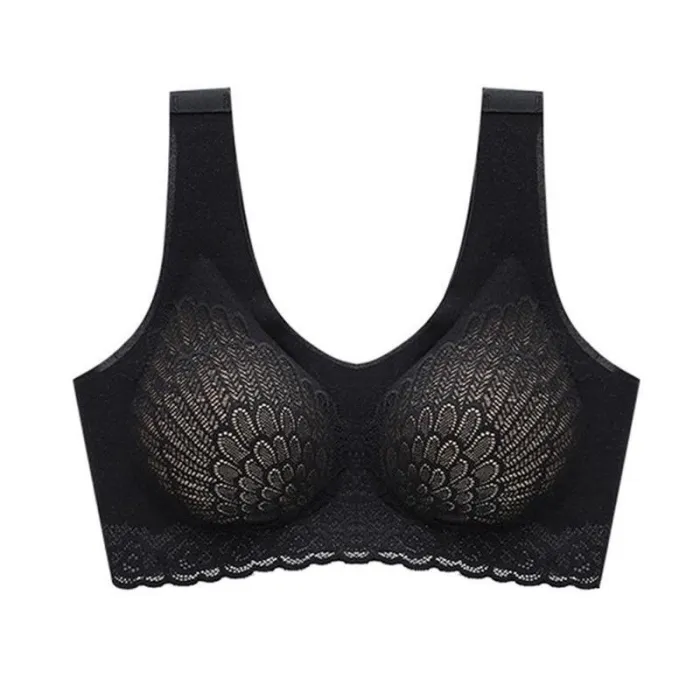 Female Underwear Bra Seamless Bra No Trace Sports Vest Lace Back Vest Wireless Brassiere Contour Sexy Breathable Plus Size bras