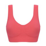 Casual Bra Removable Pad Double Layer Seamless wireless Leisure Bra Body Shaper Push Up Bras Set 1pcs wfws01