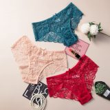 Fashion Sexy Panties Comfortable Briefs Exquisite Crotchless Shorts Solid Lingerie Sexy Hollow Out Underwear Women