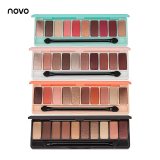 NOVO Fashion eyeshadow palette 10Colors Matte EyeShadow naked palette Glitter eye shadow MakeUp Nude MakeUp set Korea Cosmetics
