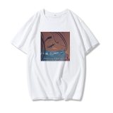 print T-shirt chic Harajuku vintage BF large size loose top women's fashion T-shirt