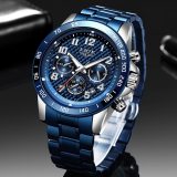 Men's Watch Quartz Clock Male Fashion Stainless Steel Wristwatch with Auto Date Design Casual Business New Watch