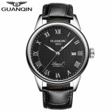 2020 business  Masculino Automatic Mechanical Men Watches Waterproof Calendar Moon Leather Wristwatch