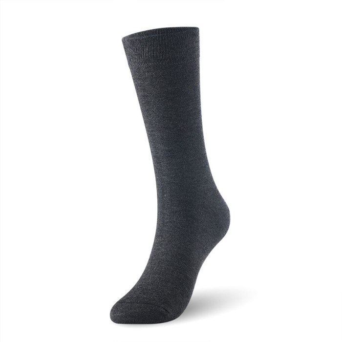 Bamboo socks solid color men socks 6pairs/lot man long boot business socks UK SIZE 7-11 EUR SIZE 40-46