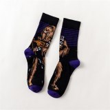 Men Socks New Star Wars Movie Socks Master Yoda Cosplay Socks Wookiee Jedi Knight Novelty Women Socks Soft Sox Dropshipping Gift