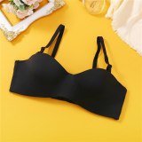 Strap Removable Bra Half Cup Demi Sexy Women Bralette Underwear Brassiere Lingerie Solid Color Invisible Bras for Female A/B CUP