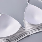 GUMPRUM Seamless Deep V Lace Bras For Women Wireless Push Up Bra Thin Comfort Soft Underwear Sexy Lingerie French Style Bralette
