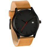 Men's Watch Sports Minimalistic Watches For Men Wrist Watches Leather Clock