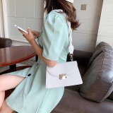 Solid Color PU Leather Sac A Main Femme Crossbody Bags For Women 2020 Summer Small Shoulder Handbags Female Chain Bag