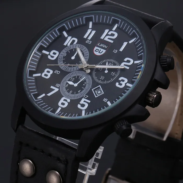 2019 Vintage Classic Watch Men Watches Stainless Steel Waterproof Date Leather Strap Sport Quartz Army relogio masculino