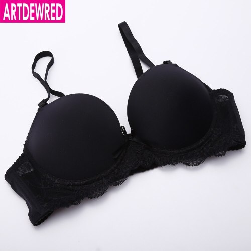 Hot Women Bra Push Up Bra For Women Sexy Cover A B C Cup Bras Solid Seamless Bralette Top Lingerie Ultrathin Female Underwear