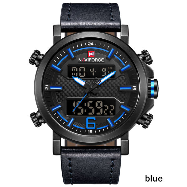 Top Luxury Brand Dress Quartz Mens Watches LED Date Analog Digital Watch Men Fashion Sport Clock
