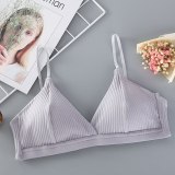 BEFORW Fashion Backless Bras For Women Comfortable Breathable Wireless Bralette Sexy Lingerie One Piece Seamless Padded Bra