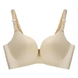 Seamless Bras for Women Push Up Wire Free Adjustable Sexy Bra Straps Bright Summer Lingerie Bras Solid Breathable Underwear