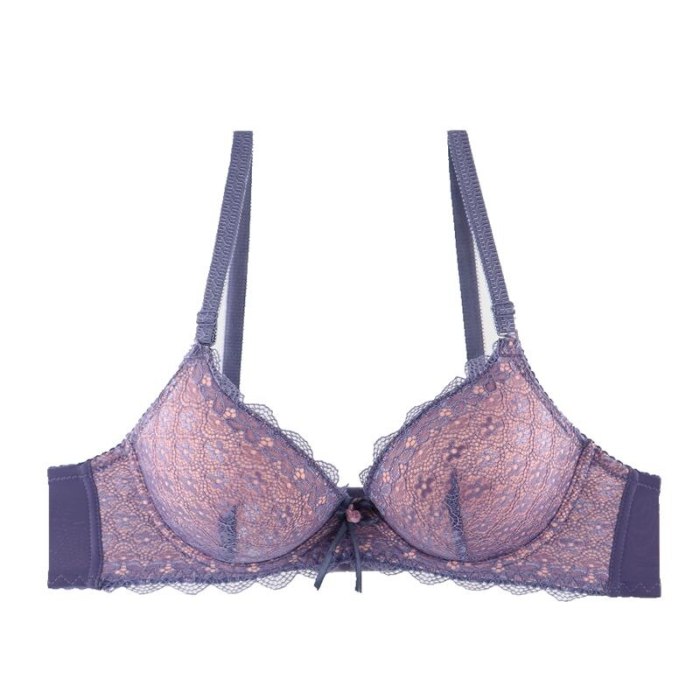 PariFairy Sexy Lace Adjusted Straps Bra Women Padded Lingerie Push Up Bras Plus Size Bra Add Two Cup Underwire Brassiere B C Cup