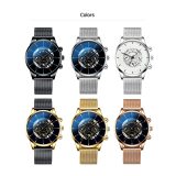2020 Hollow Men's Watch Fashion Ultra Thin Watches Date Men Business Stainless Steel Mesh Belt Quartz Watch