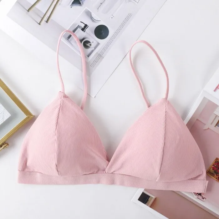 2020 Women Seamless Soft Bras for Women Thin Strap Wireless Push Up Bra Backless Comfort Underwear Bralette Sexy Lingerie