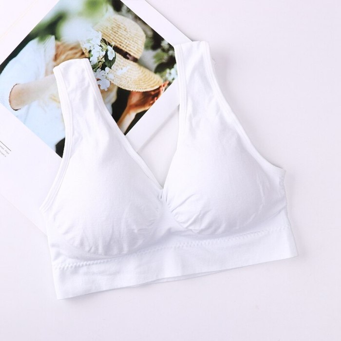 Plus Size Bras For Women Seamless Bra With Pads Big Size 4XL 5XL Bralette Push Up Brassiere Bra Vest Wireless Active Bra